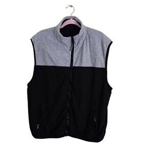 Colorado Trading Co. Men's 2XL Vest Grey & Black Polyester & Nylon
